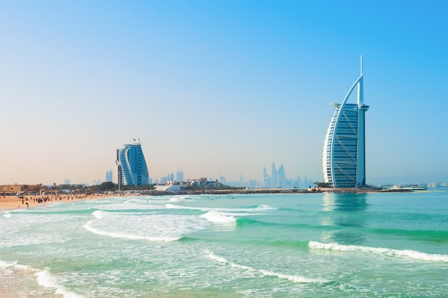 Imagine plaja Dubai