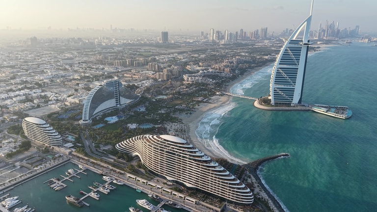 vedere aeriana din Dubai