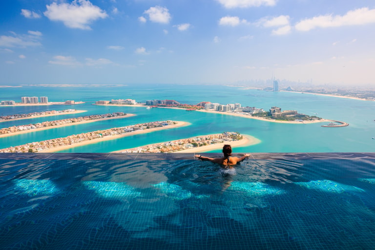 La plaja in Dubai